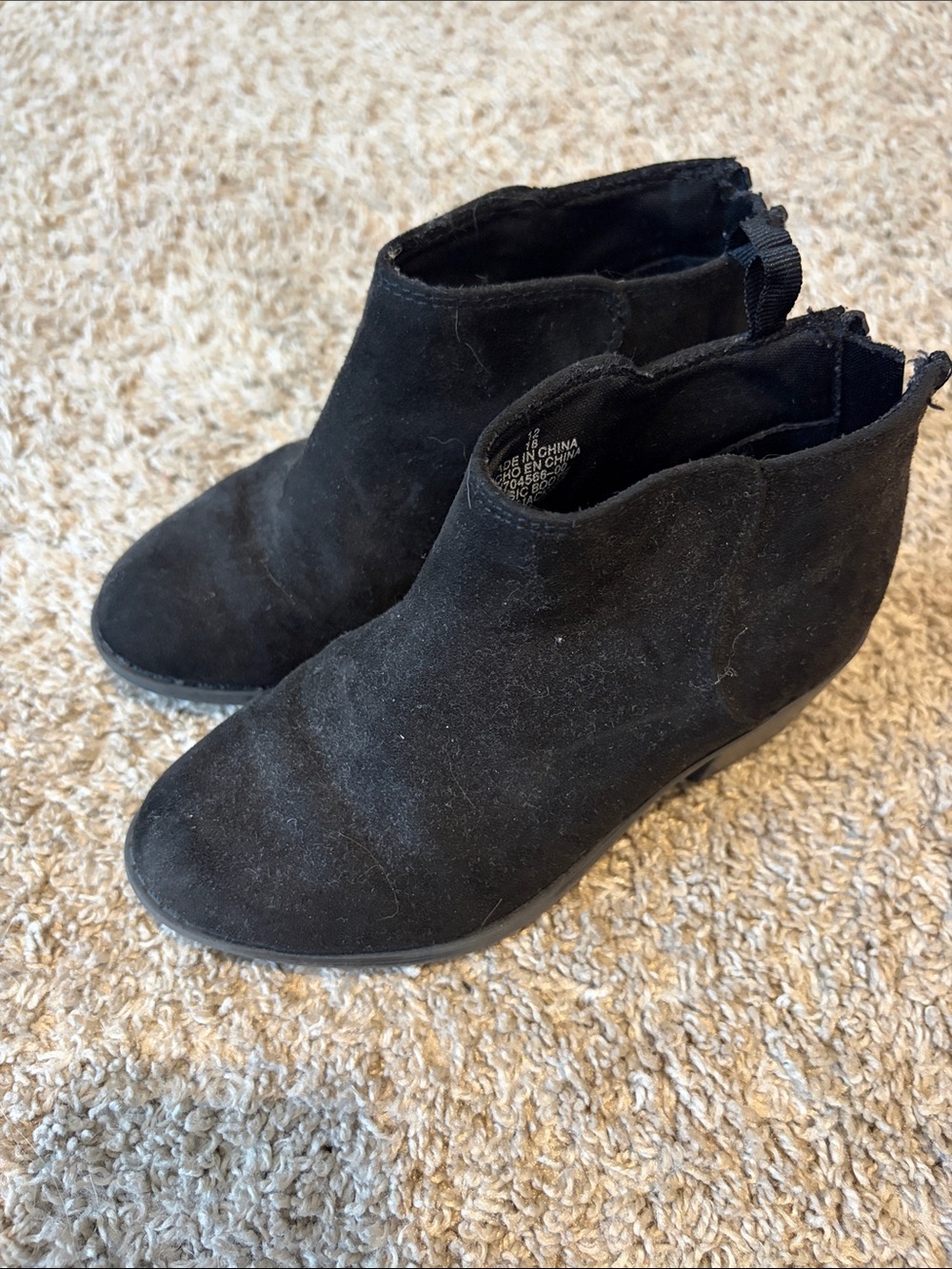 Old Navy Black Kids Ankle Boots